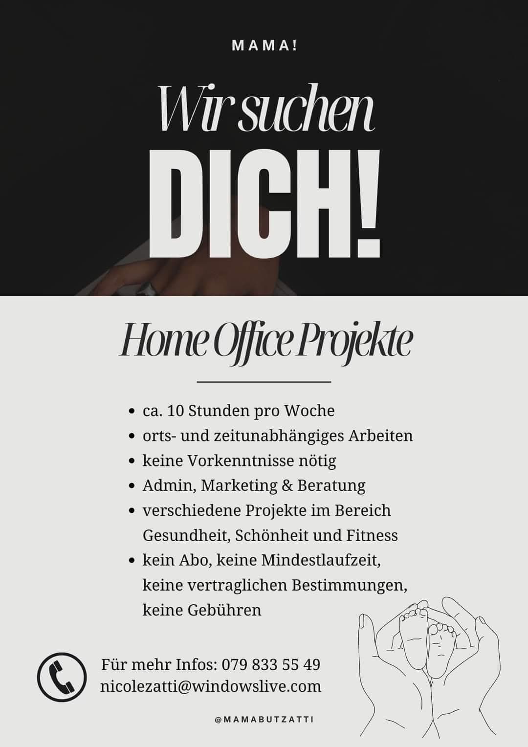 Homeoffice Projekte für Mama‘s 